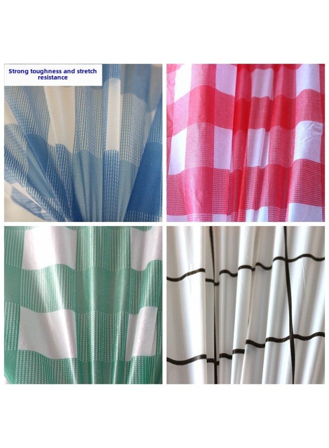 Source Manufacturers Supply Disposable Plastic Printed Tablecloth Catering Banquet Lobster Barbecue Table Mat Waterproof And Oil-proof-Color:10 Stacks★red Lattice-Specifications:120*120cm - Image 4