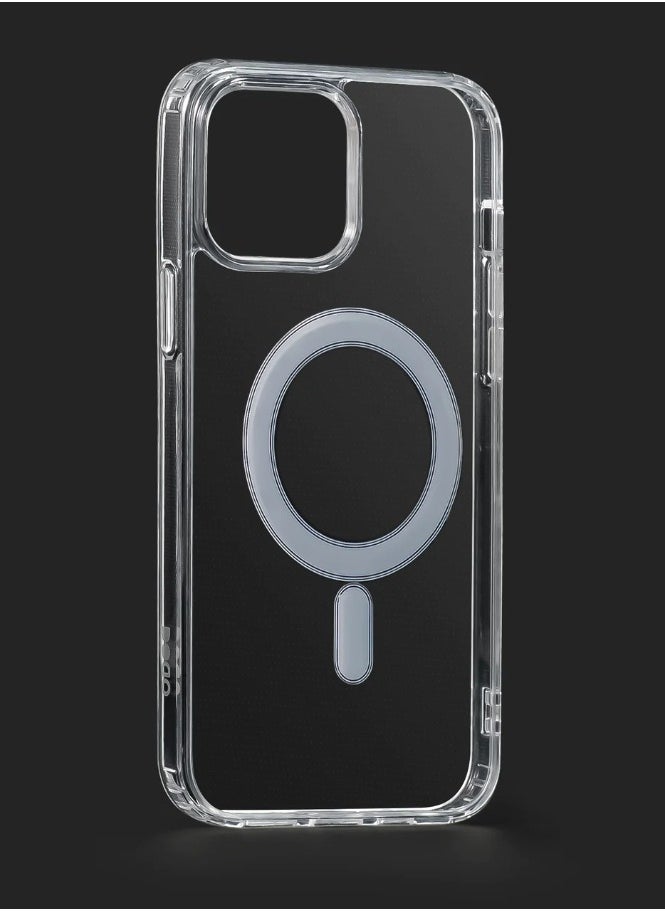 Ten tech Magnetic Clear Case Designed for iPhone 14 pro max – Compatible with MagSafe Charger, Support Magnetic Car Mount Wireless Charging, Soft Press Buttons Scratch Resistant – ten tech