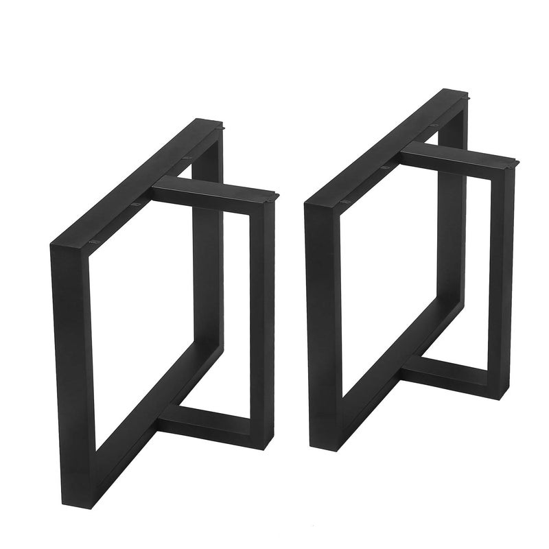 MBQQ Furniture Legs 28Height 35Wide Rustic Decory T Shape Table LegsHeavy Duty Metal Desk LegsDining Table LegsIndustrial Modern DIY Cast Iron Bench Legs
