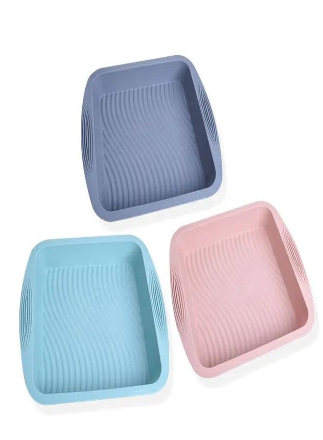 XVIA Silicone Pots, Non-Stick Air Fryer Liners with Ear Handles, Reusable Air Fryer Silicone Basket Replacement Parchment Pot Paper.(Multicolor)(1 PCS) - Image 4