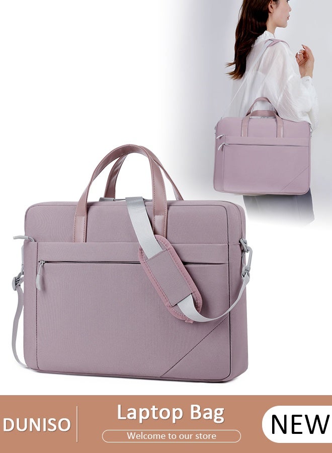DUNISO 15.6 Inch Laptop Bag Lightweight Computer Bag Travel Business Handbag Briefcase Water Resistance Shoulder Messenger Bag for Men and Women Work Office - Image 1