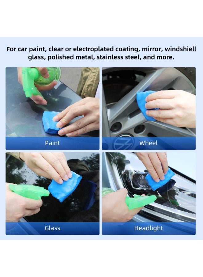 COYO 4 Pack 100g Car Clay Bar Auto Detailing Magic Clay Bar Cleaner for Car Wash Car Detailing Clean - Image 3