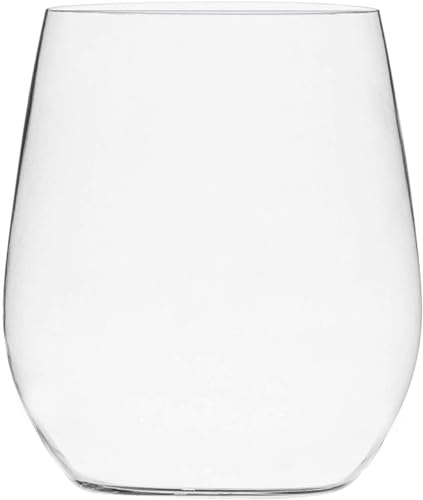 Munfix Plastic Stemless Wine Glasses 48 Pack, Disposable 12 Oz Clear Plastic Wine Cups Shatterproof Recyclable and BPA-Free - Image 4