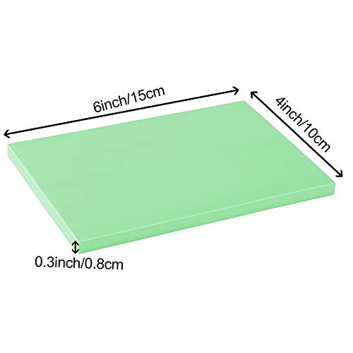 ZOENHOU 20 PCS 4 x 6 Inch Rubber Stamp Carving Blocks, Linoleum Blocks for Printmaking, Stamp Making, Green - Image 2