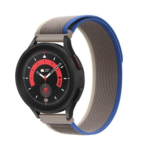 EDNITA 20mm SmartWatch Strap Nylon Trail Loop For Amazfit Bip/Lite/GTS/Mini/GTR 42mm-Blue-Pack Of 1 - Image 5