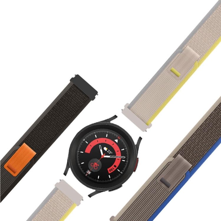 EDNITA 20mm SmartWatch Strap Nylon Trail Loop For Amazfit Bip/Lite/GTS/Mini/GTR 42mm-Blue-Pack Of 1 - Image 4