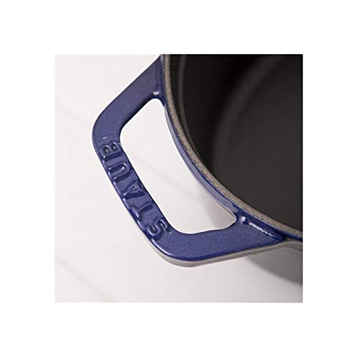 STAUB 40510-283-0 Cocotte Round 24cm Dark Blue - Image 2