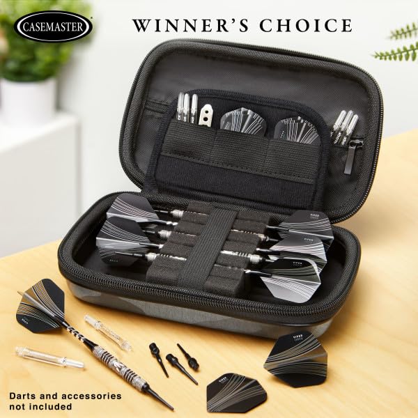 Casemaster Sentinel 6 Dart Case, Holds Extra Accessories, Tips, Shafts and Flights, Compatible with Steel Tip and Soft Tip Darts, Impact & Water Resistant Tactech Shell, Sinister Snake - Image 3