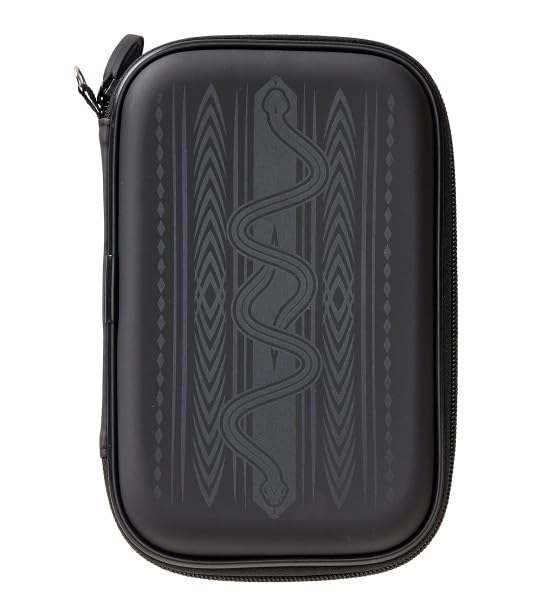 Casemaster Sentinel 6 Dart Case, Holds Extra Accessories, Tips, Shafts and Flights, Compatible with Steel Tip and Soft Tip Darts, Impact & Water Resistant Tactech Shell, Sinister Snake - Image 1