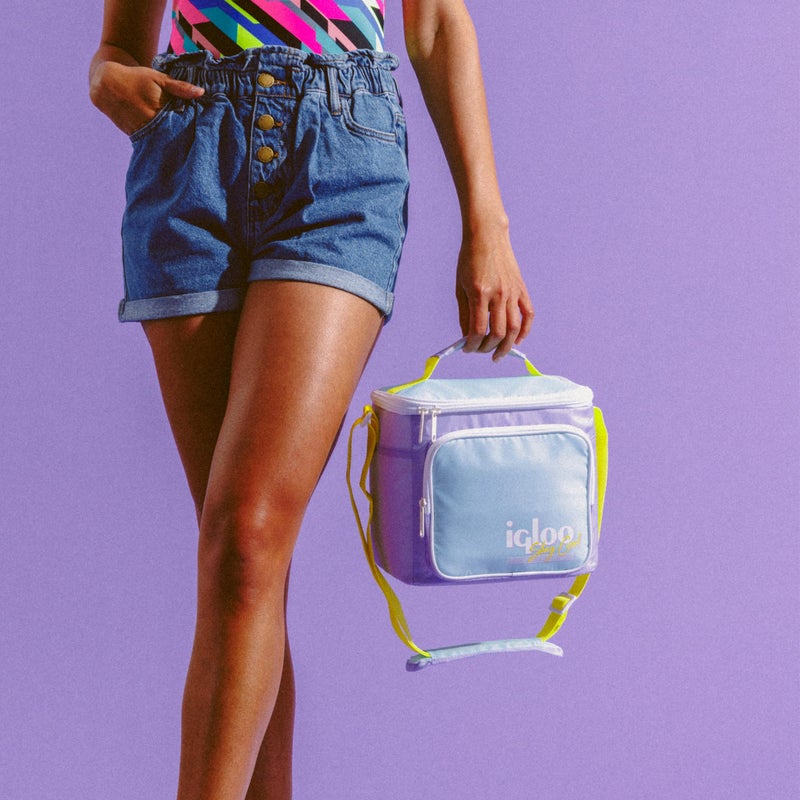 Igloo Lilac Breeze Retro Square Lunch Bag - Image 5
