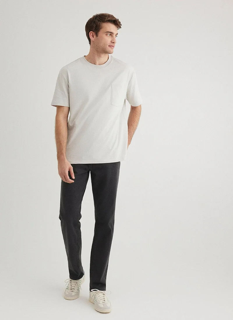 MAVI Grey T-shirt with Pocket Detail