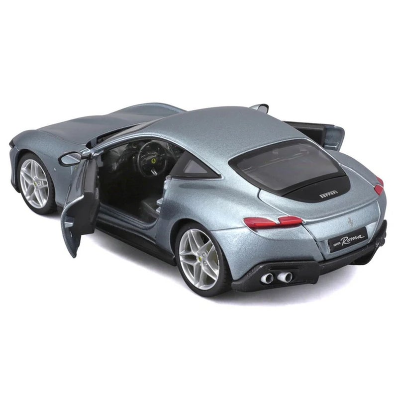 بوراجو سيارة فيراري روما 1/24 - رصاصي - 18-26029 - Image 2