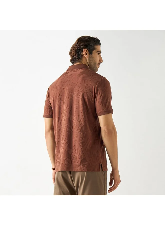 Iconic Iconic Textured Polo T-shirt