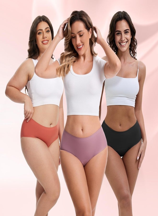 ToVii Incontinence Underwear for Women Plus Size Washable Leak Proof Menstrual Underwear Multicolor 2XL - Image 3