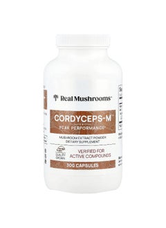 Real Mushrooms Real Mushrooms, Cordyceps-M™, Mushroom Extract Powder, 300 Capsules  - Image 1