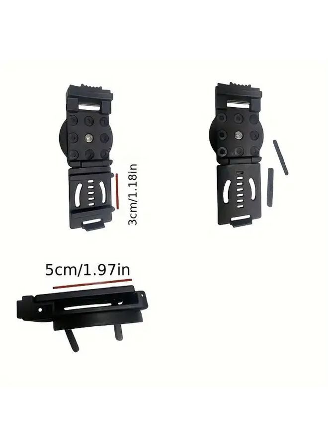 Black Magnetic Tool Holder Belt Clip One Hand Holster Quick Release for Tools - Image 5
