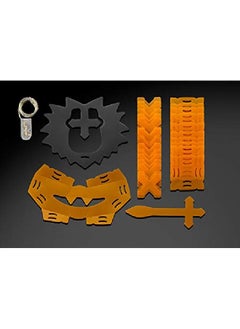 Thames & Kosmos Creatto Luminous Lion & Serengeti Sidekicks Lightup 3D Puzzle Kit ; Includes Creatto Puzzle Pieces To Make Your Own Illuminated Craft Creations ; Diy Activity Kit & Led Lights  - Image 3