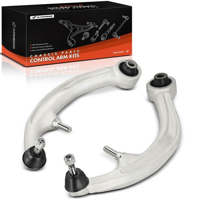 A-Premium APremium 2 x Front Rearward Lower Control Arm with Ball Joint Bushing Compatible with Infiniti G35 20032007 Nissan 350Z 20032009 RWD