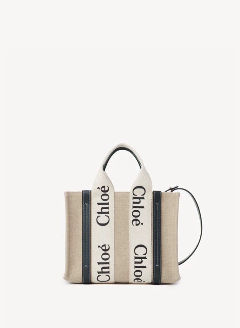 WOODY Small Tote Bag Handbag Black