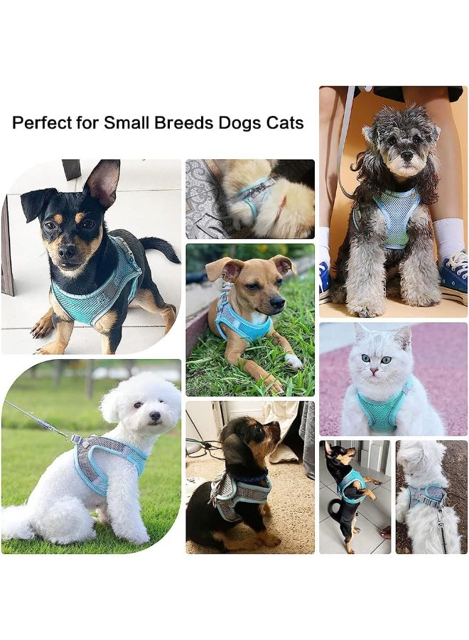 JZS Dog Harness No Pull Dog Vest Harness Sport Harness with Handle-Dog Harnesses Reflective Adjustable for Small and Medium Dogs(Green,S) - Image 5