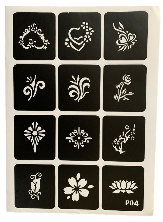 12 رسمة حنة أو حبر للجسم