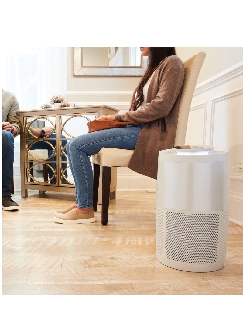INSTANT - جهاز تنقية الهواء الفوري AP200W، مع تقنية أيونات البلازما، ونظام ترشيح HEPA المتقدم 3 في 1 - ترشيح حبوب اللقاح، وتنقية الهواء، واستخراج الغبار - للاستخدام المنزلي والتجاري (21.2 متر مربع)، أبيض لؤلؤي - Image 1