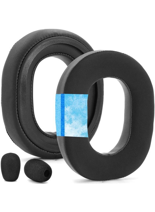 defean BlackShark V3 Cooling Gel Earpads and Mic Foam Replacement Ear Pads Ear Cushions Compatible with Razer BlackShark V3 / V3X Wireless ANC Gaming Headset(Do Not Fit Razer BlackShark V3 Pro) - Image 1