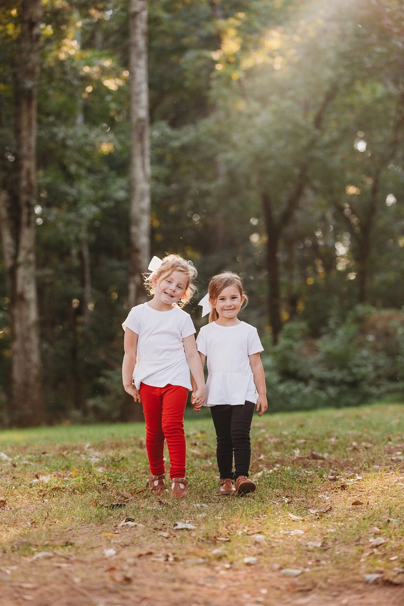 City Threads Girls Leggings 100% Cotton for School Uniform Sports or Play Perfect for Sensitive Skin or SPD Sensory Friendly Clothing (Black, 12) - Image 3