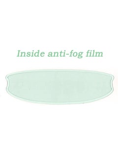 Generic Rainproof Motorcycle Helmet Anti-Fog Film Driving Fog Resistant Nano Coating Clear Sticker Waterproof Films Helmet Accessories  - Image 1