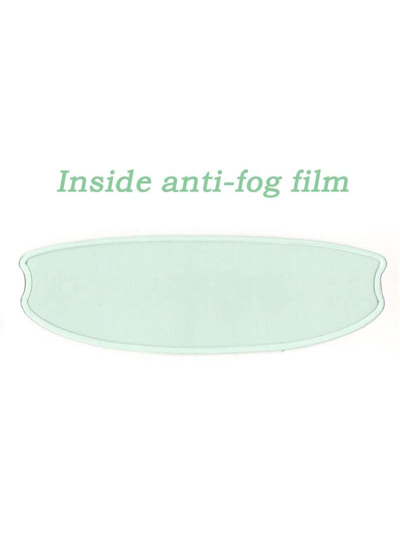Generic - Rainproof Motorcycle Helmet Anti-Fog Film Driving Fog Resistant Nano Coating Clear Sticker Waterproof Films Helmet Accessories - Image 1