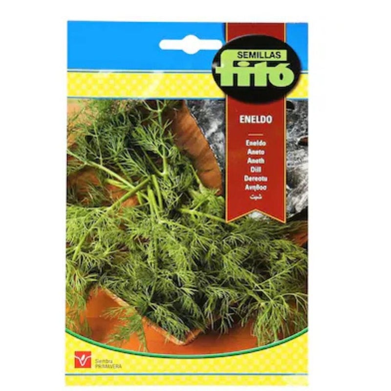 Fito Dill Eneldo Seeds for Planting, Premium Herb Seeds for Indoor & Outdoor Gardening, Fast Growing Aromatic Herb, Fresh Dill Leaves for Cooking Pickling Kitchen Garden & Home Growing
