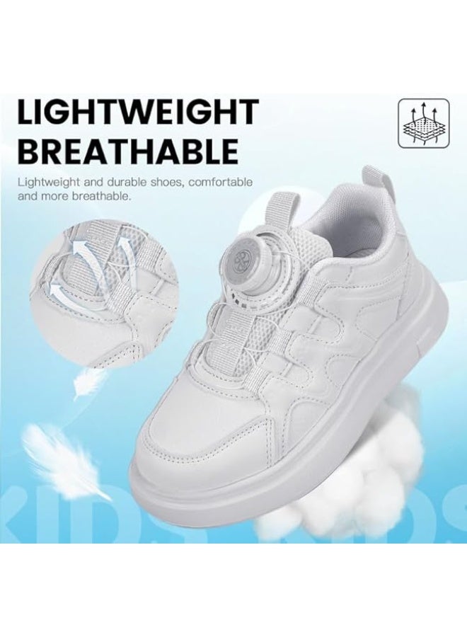 Lucky Kids Kids Sneakers with Adjustable Dial Laces - Breathable Running Shoes for Boys Girls, Lightweight No Tie Twist Lace Athletic Shoes for School Sports - Image 5