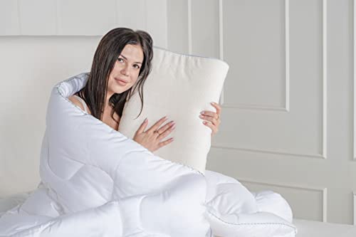 Spread Spain ® Tencel Extreme Winter Quilt, 350 GSM with Filled 100% Tencel Lyocell Fibre, Super Soft & Cosy Comfort for All Seasons, Lightweight Breathable (Single 60x90 Inches) - Image 4