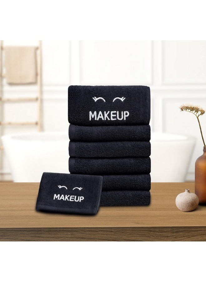 White Classic White Classic Bleach Safe Black Makeup Washcloths for Face Cleansing, 12 Pack - Super Soft Luxury Cotton Black Makeup Towels, Highly Absorbent and Quick Dry, All Makeup Remover Cloth | 13 x 13  - Image 4