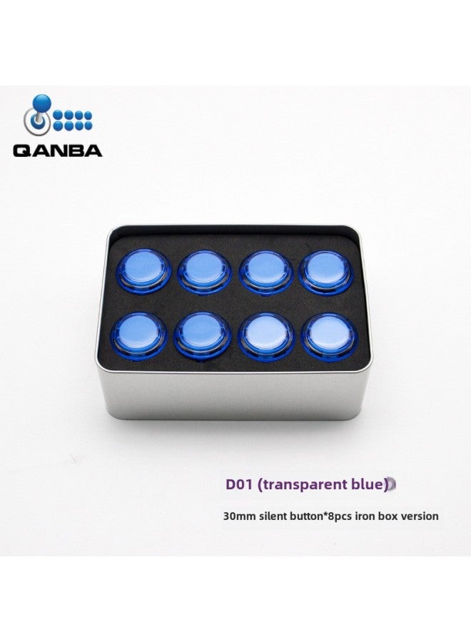 Qanba Gravity Ks Rapid Silent Street Fighter Arcade Button 30/24mm Mechanical Axis Quick Fire Digital Computer Game Joystick-Product Color:D01 30mm Boxed  - Image 1