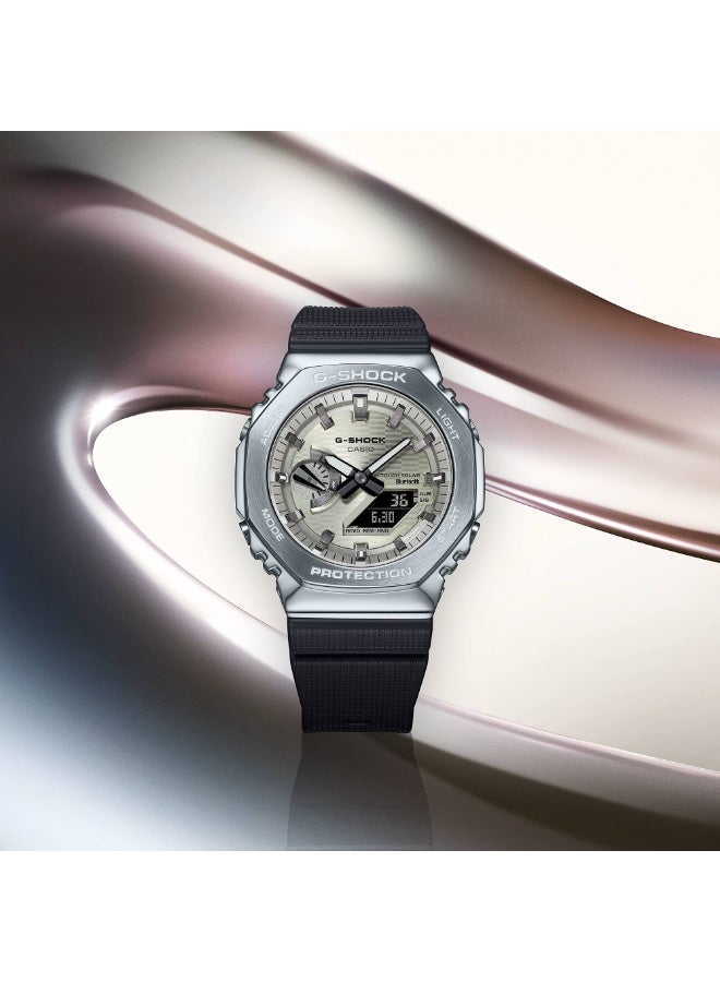 كاسيو ساعة كاسيو جي شوك GBM-2100A-8B تاف سولار بلوتوث انالوج رقمي مقاومة للصدمات مقاومة ماء 200 متر - Image 3