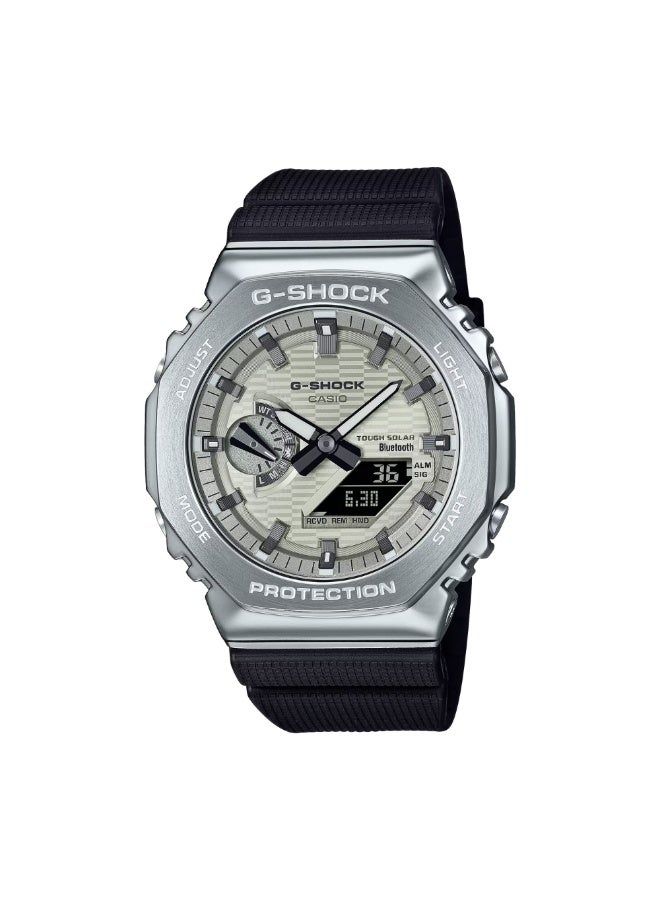 كاسيو ساعة كاسيو جي شوك GBM-2100A-8B تاف سولار بلوتوث انالوج رقمي مقاومة للصدمات مقاومة ماء 200 متر - Image 1