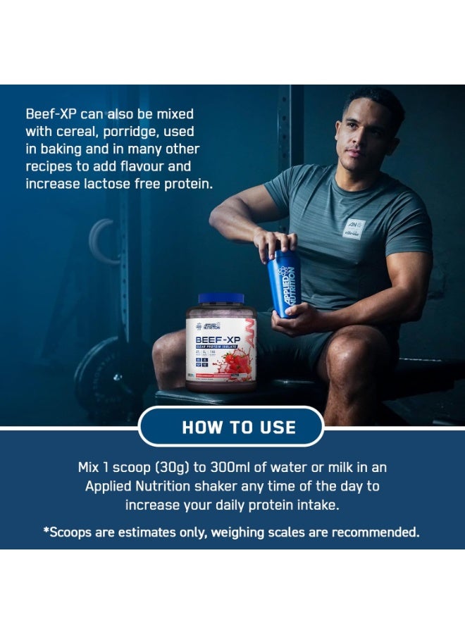 أبلايد نيوتريشن بيف إكس بي بروتين آيسوليت نقي (بنكة البرتقال والمانجو) 1.8 كجم - 28 جرام بروتين، خالي من اللاكتوز، خالي من الألبان - Image 5