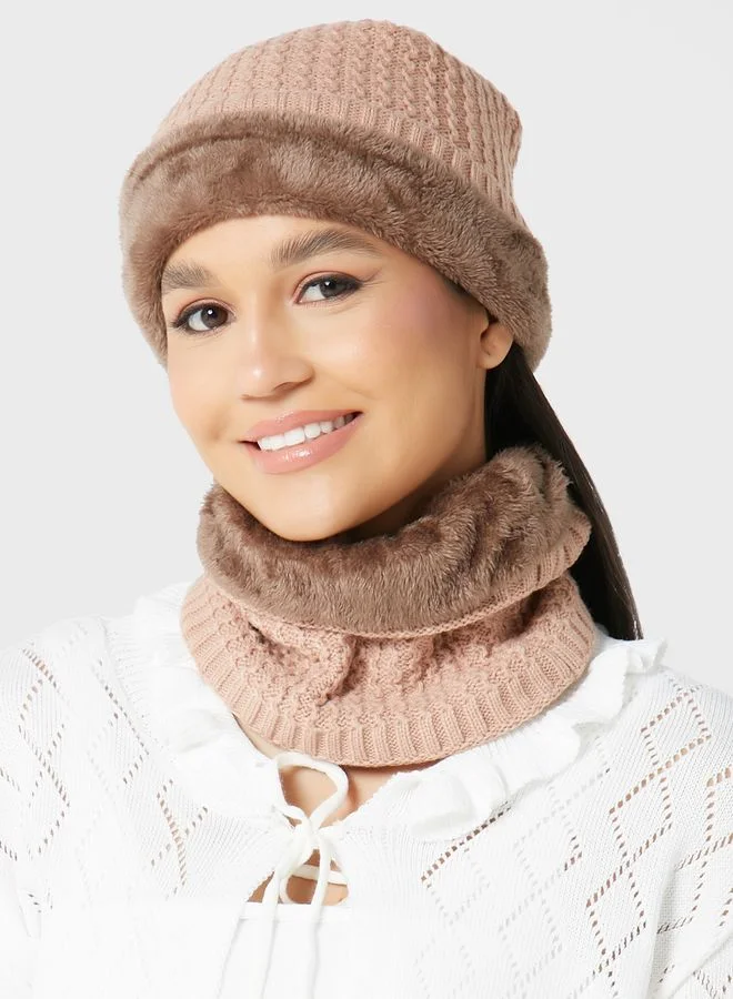Ginger Winter Beanie & Scarf Set