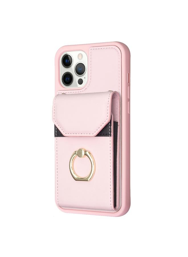 Zaboon Case For iPhone 13 Pro Max BF29 Organ Card Bag Ring Holder Phone Case - Image 2