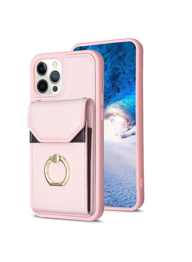 Zaboon Case For iPhone 13 Pro Max BF29 Organ Card Bag Ring Holder Phone Case - Image 1