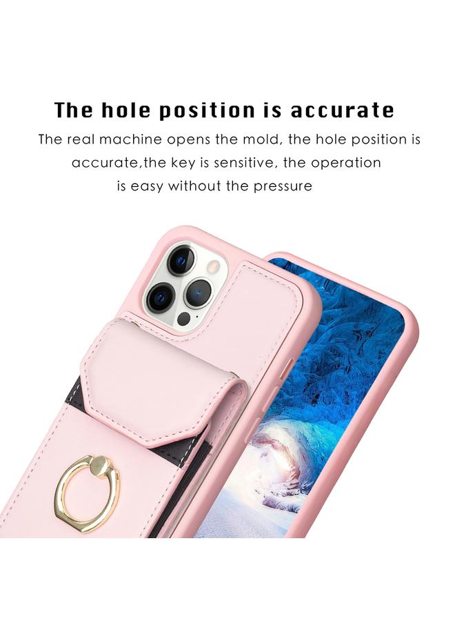 Zaboon Case For iPhone 13 Pro Max BF29 Organ Card Bag Ring Holder Phone Case - Image 3