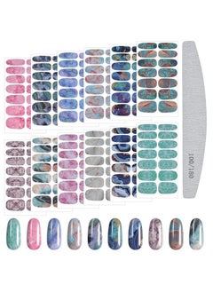 12 Sheets Marble Nail Art Polish Stickers Full Wrap Strips Torokom Selfadhesive Nail Polish Stickers Decal Marble Printed Full Wraps Strips Nail Art Polish Decals With Nail File For Women Girls - pzsku/Z730997BFCA112397A6A1Z/45/_/1683269474/83923a6a-6b25-4704-adff-39d2a8ce3d07