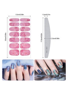 12 Sheets Marble Nail Art Polish Stickers Full Wrap Strips Torokom Selfadhesive Nail Polish Stickers Decal Marble Printed Full Wraps Strips Nail Art Polish Decals With Nail File For Women Girls - pzsku/Z730997BFCA112397A6A1Z/45/_/1683269478/58fd960c-8db0-4f8c-99f3-47ffbc787783