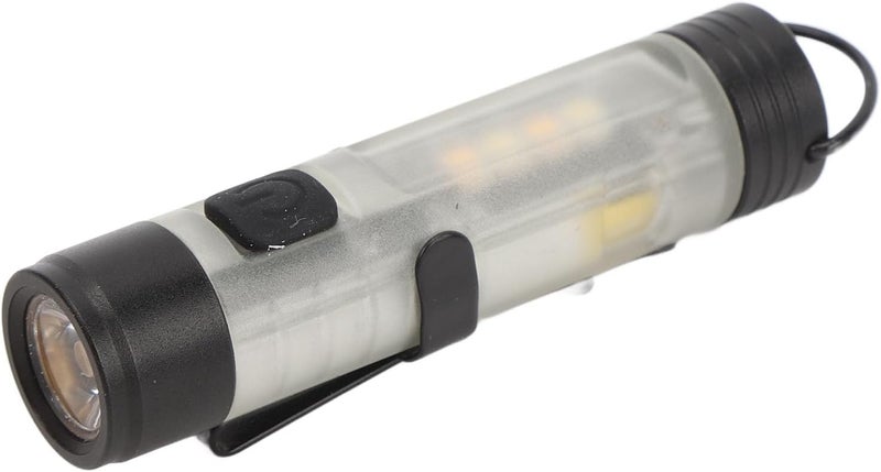 YOSOO Compact LED Flashlight USB Rechargeable Pocket Light with Clip, Magnet & 3 Light Modes for Hiking, Travel, Camping, Emergency & Outdoor Use - Image 1
