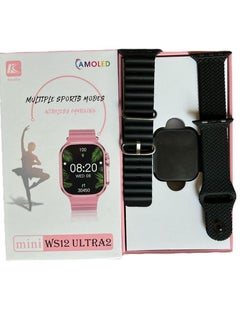 FereFit Smart Watch Mini WS12 ULTRA2 , 2 IN 1 With Health Fitness Tracker Sport Watch, 2 addition Replacement Band 39MM-Multicolour  - Image 2