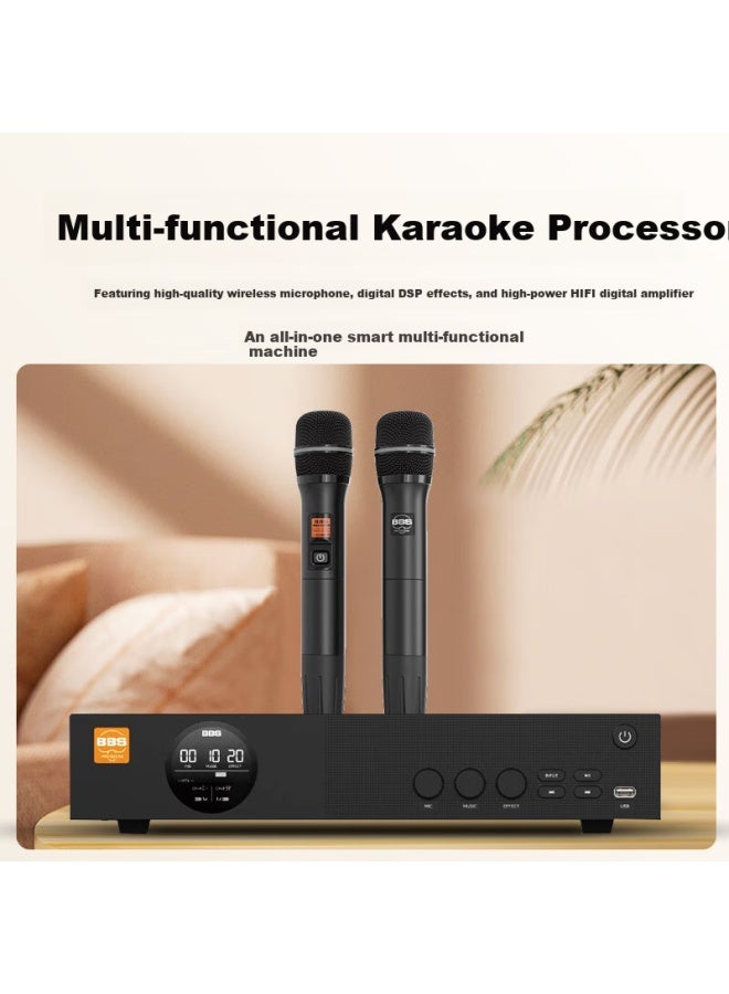 Bbs Tk6 Home Ktv Sound System Set, Complete Karaoke Equipment, Home Theater Living Room Bluetooth Speaker, Professional Singing All-in Machine For Home Karaoke - Image 4