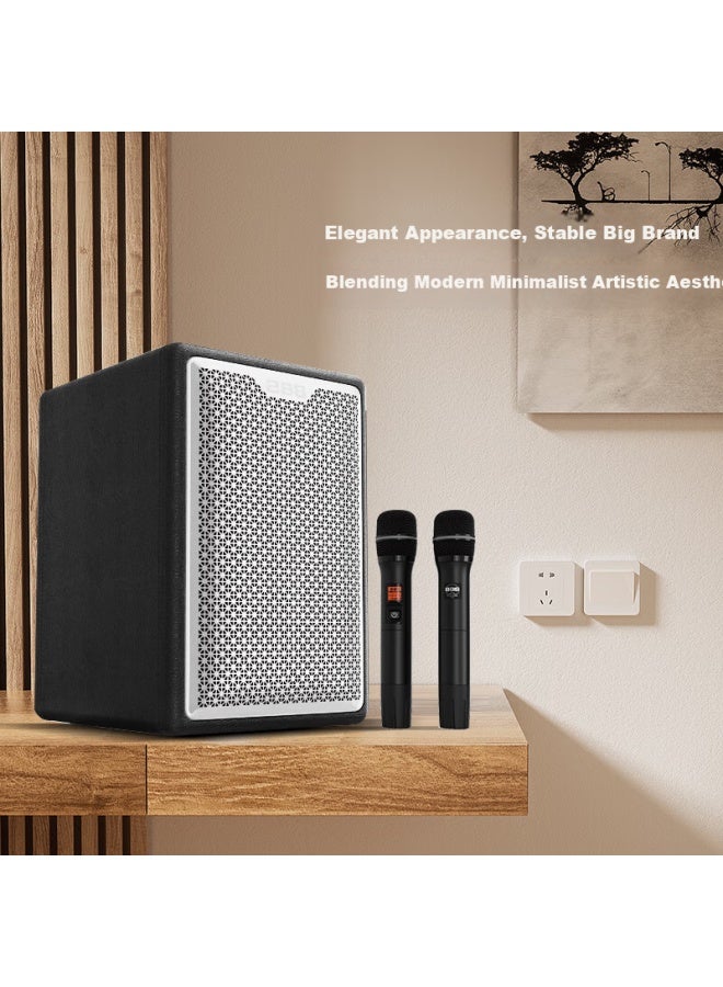 Bbs Tk6 Home Ktv Sound System Set, Complete Karaoke Equipment, Home Theater Living Room Bluetooth Speaker, Professional Singing All-in Machine For Home Karaoke - Image 3