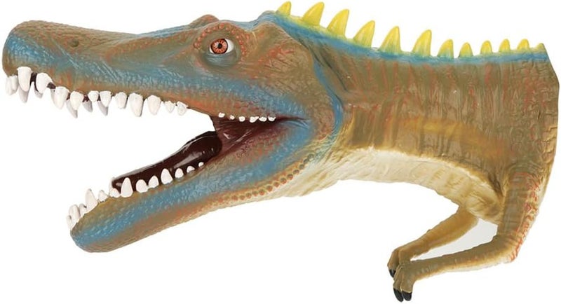 cheekyglo Dinosaur Hand Puppet,Realistic Soft Dinosaur Animal Head Toys Role Play Interesting Toy Gift for Kids(Heavy Claw Dragon) - Image 1