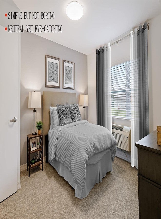 G2000 Sheer & Drapes 84 Inch Grey and White Ombre Curtains for Bedroom & Living Room with Light Filtering & Grommet for Patio Sliding Glass Door (2 Panels Set) - Image 5